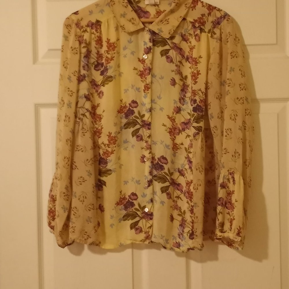 J. Jill floral blouse